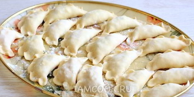 вареники с соленым творогом