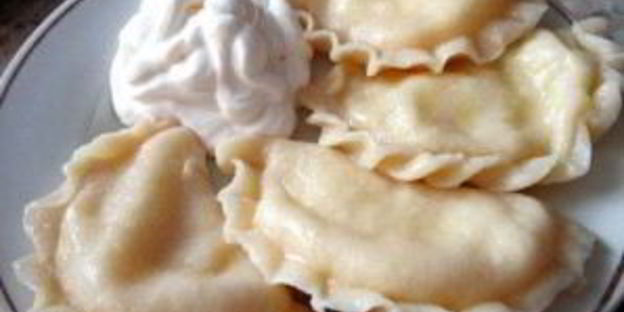 вареники с творогом и картошкой