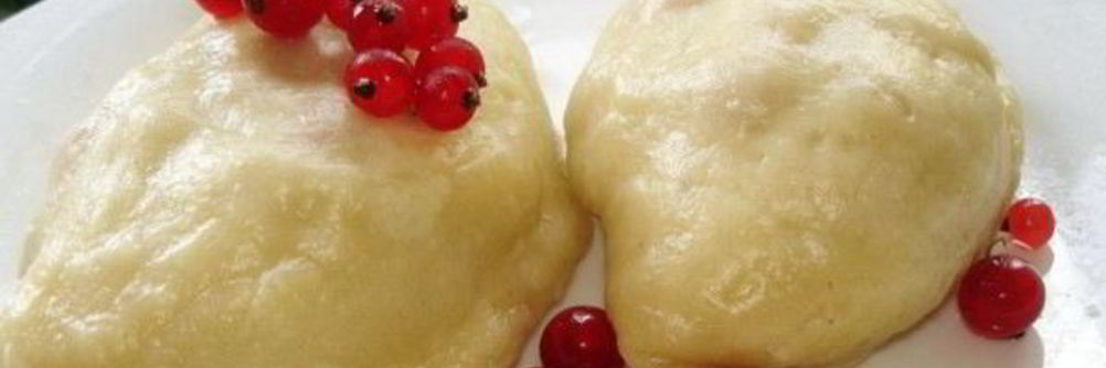 Вареники с творогом на пару