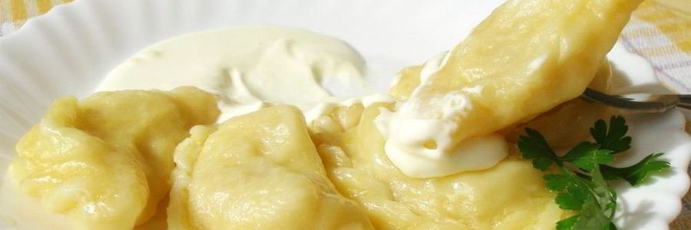 Вареники с творогом соленые