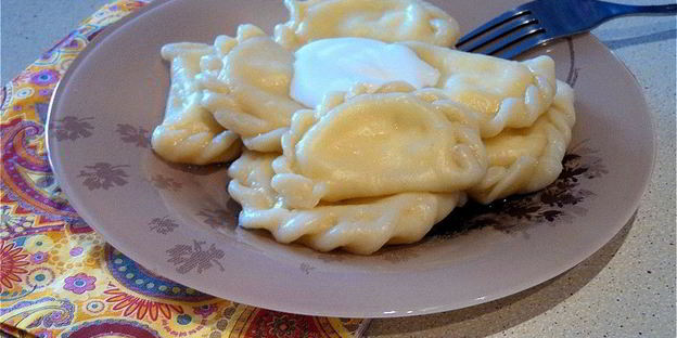 вареники с творогом