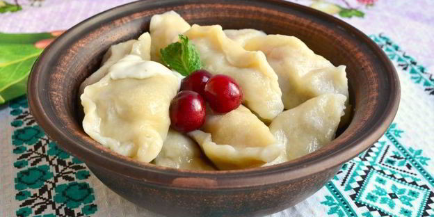 вареники с вишнями
