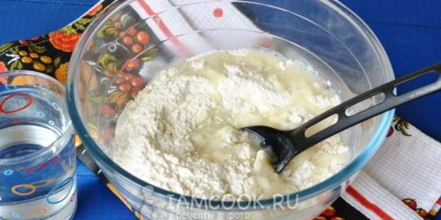 заварное тесто для вареников с творогом