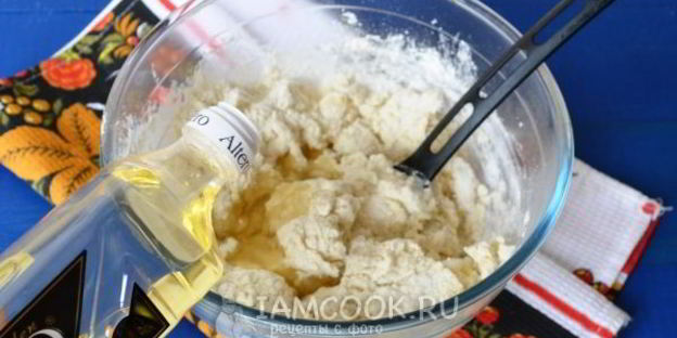 заварное тесто для вареников с творогом