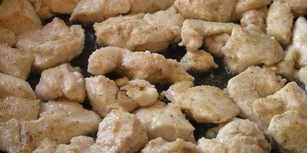 быстрое жаркое из курицы с овощами