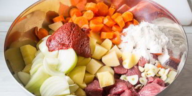 сытное жаркое из говядины