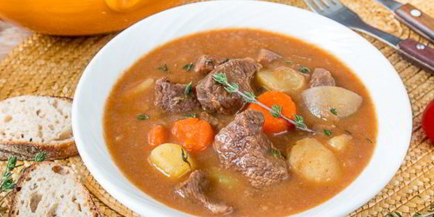 сытное жаркое из говядины