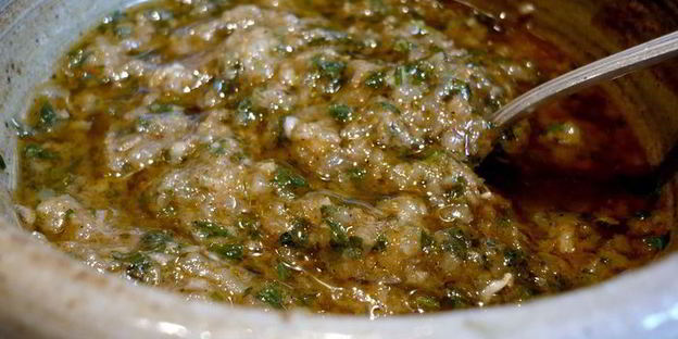 жаркое из барашка с грушами и петрушкой