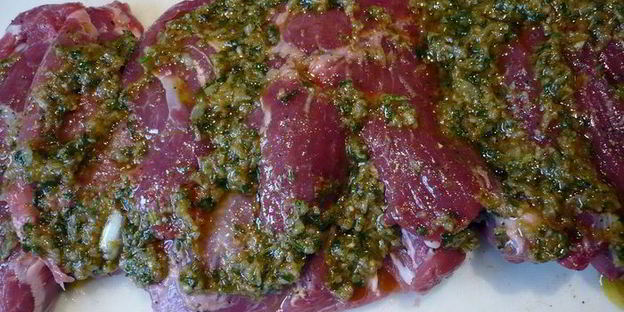 жаркое из барашка с грушами и петрушкой