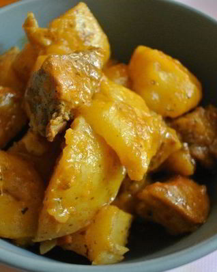 Жаркое из говядины с картошкой