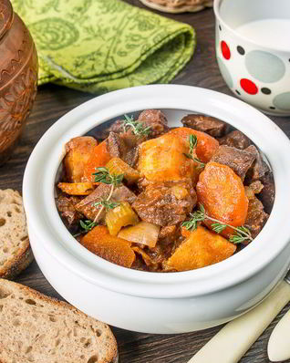 Жаркое из говяжьего сердца