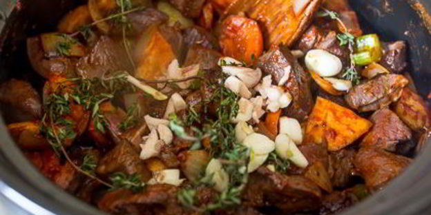 жаркое из говяжьего сердца