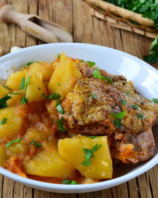 Жаркое из гуся