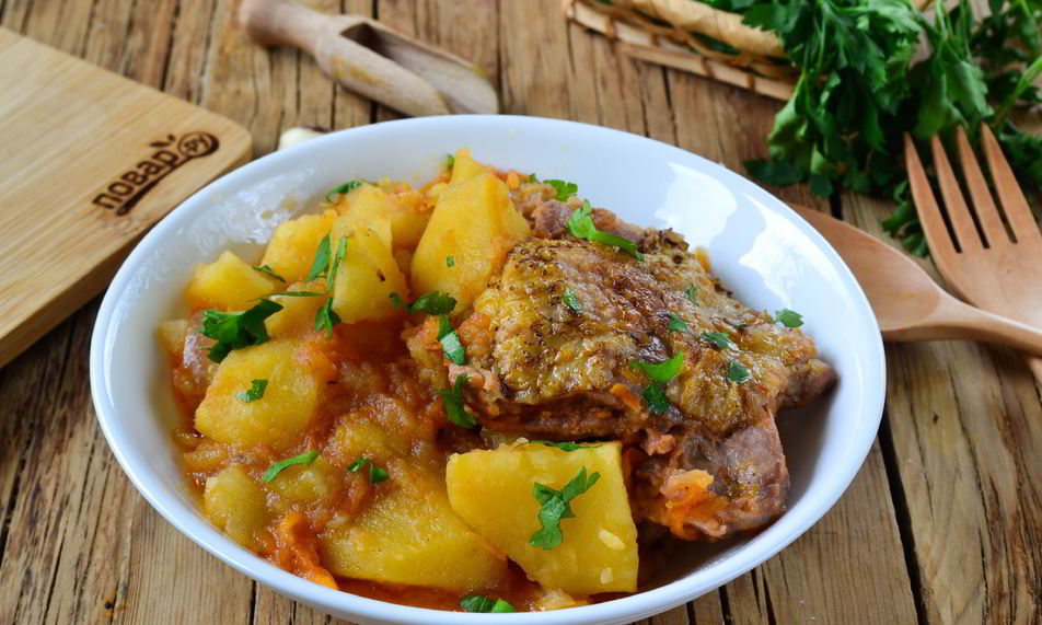 Рецепт жаркого из гуся