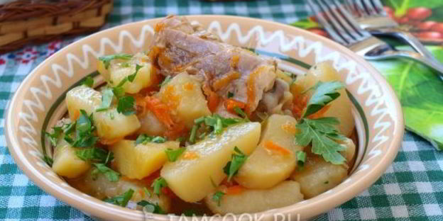 жаркое из курицы