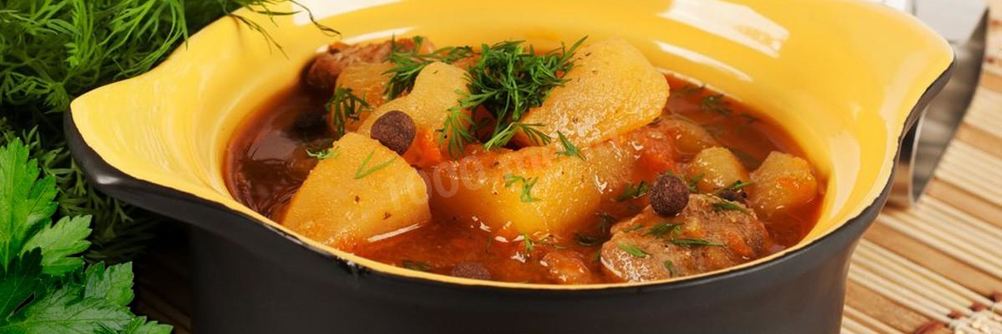 Жаркое из свинины с картофелем