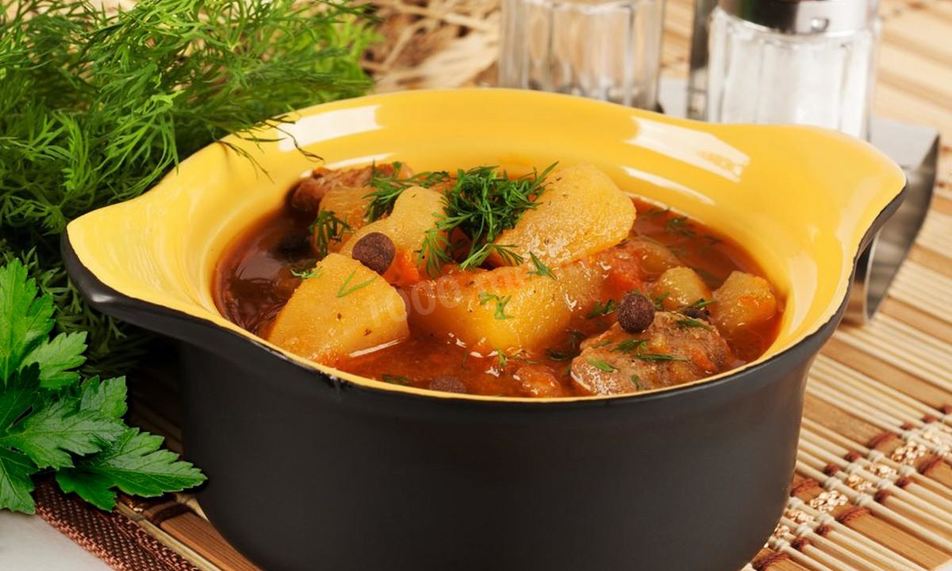 Рецепт жаркого из свинины с картофелем
