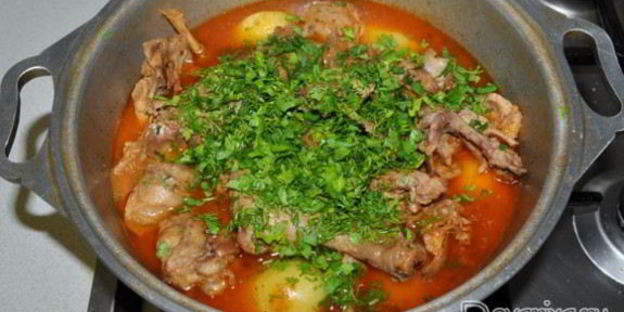 жаркое из утки с картофелем