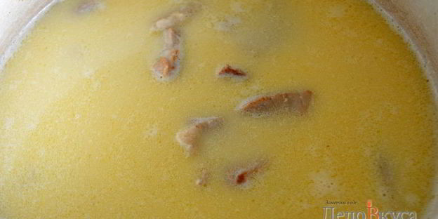 жаркое по-домашнему с мясом и грибами