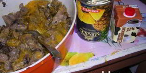 жаркое по-королевски в тыквенном горшочке