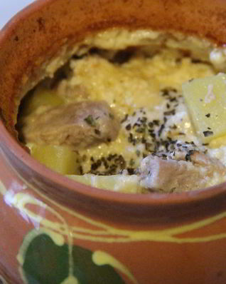 Жаркое Русское в горшочке