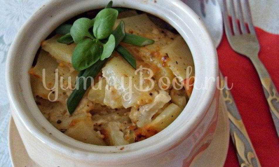 Рецепт жаркого с грибами в горшочке