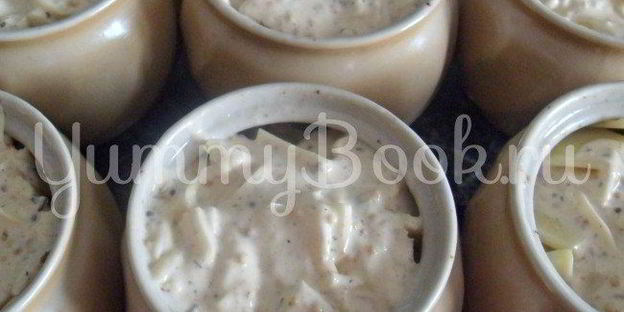 жаркое с грибами в горшочке