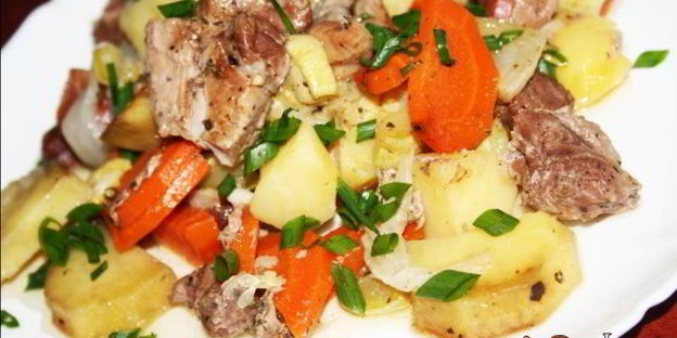 жаркое с индейкой в пакете