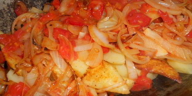 жаркое с пельменями