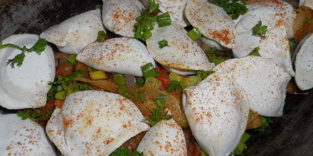 жаркое с пельменями