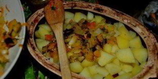 жаркое в духовке в утятнице