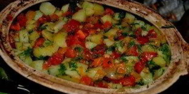 жаркое в духовке в утятнице