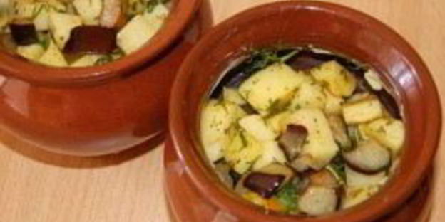 жаркое в горшочках по-вегетариански