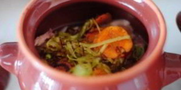 жаркое в горшочках с курицей