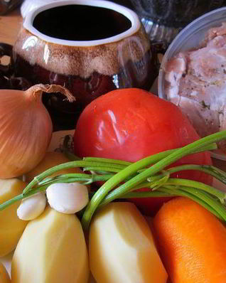 Жаркое в горшочке