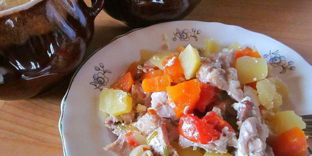 жаркое в горшочке