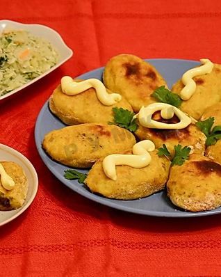 Картофельные зразы с фаршем в духовке