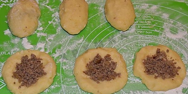 картофельные зразы с фаршем в духовке