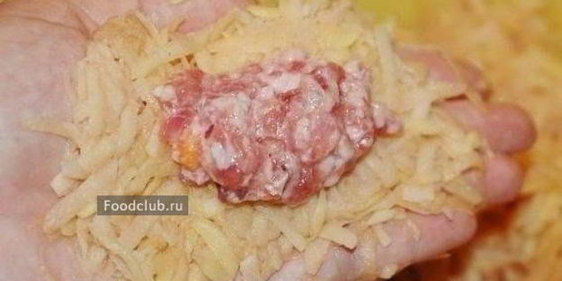 картофельные зразы с фаршем