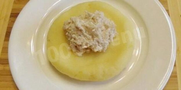 картофельные зразы с куриным фаршем
