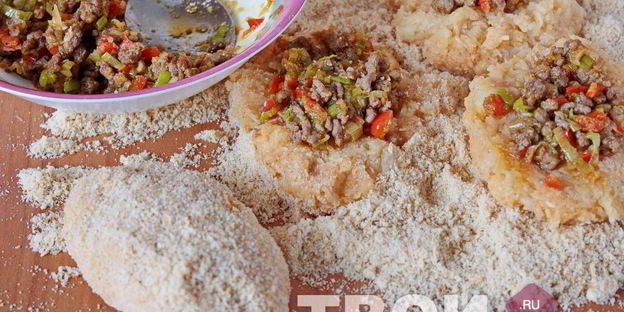 картофельные зразы с мясом