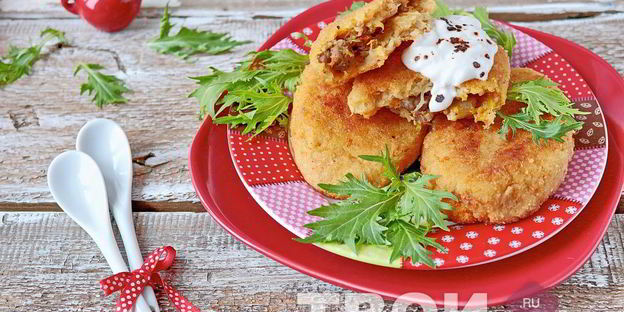 картофельные зразы с мясом
