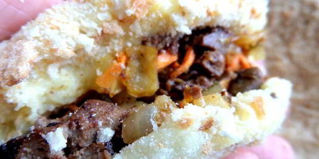 картофельные зразы с печенью