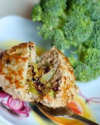 Куриные зразы с капустой