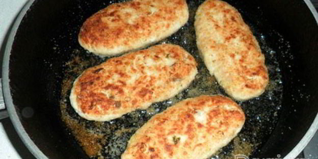 куриные зразы с начинкой из потрошков