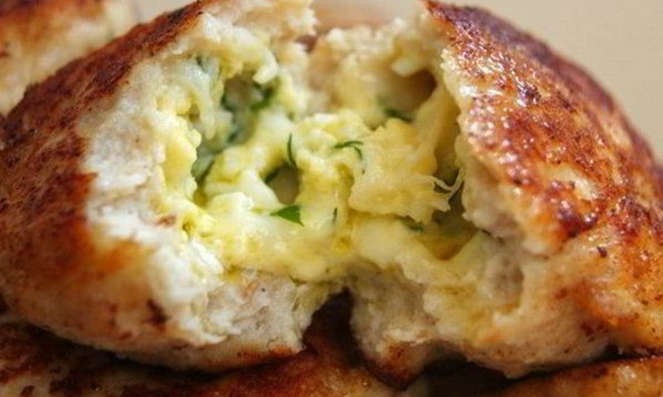 Рецепт куриных зраз с сырно-яичной начинкой