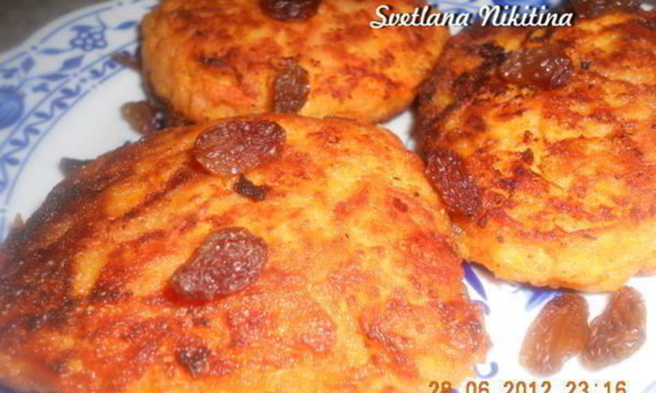 Рецепт морковных зраз с яблоками