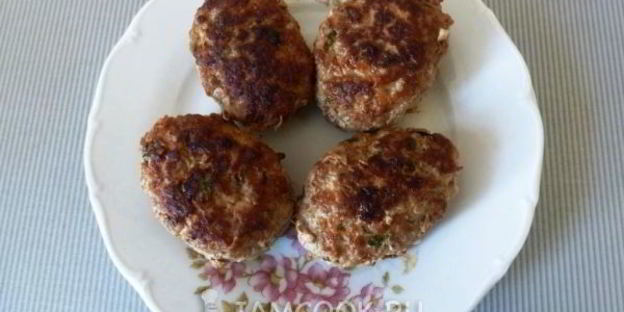 мясные зразы с начинкой из курицы