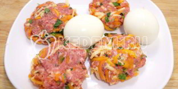 мясные зразы с яйцом