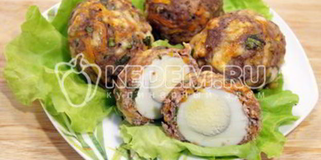 мясные зразы с яйцом